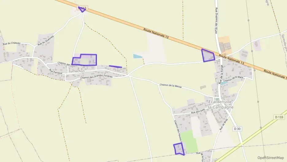 Maison 70 m² trois pièces à vendre à Écardenville-la-Campagne Maison 70 m² trois pièces à vendre à Écardenville-la-Campagne