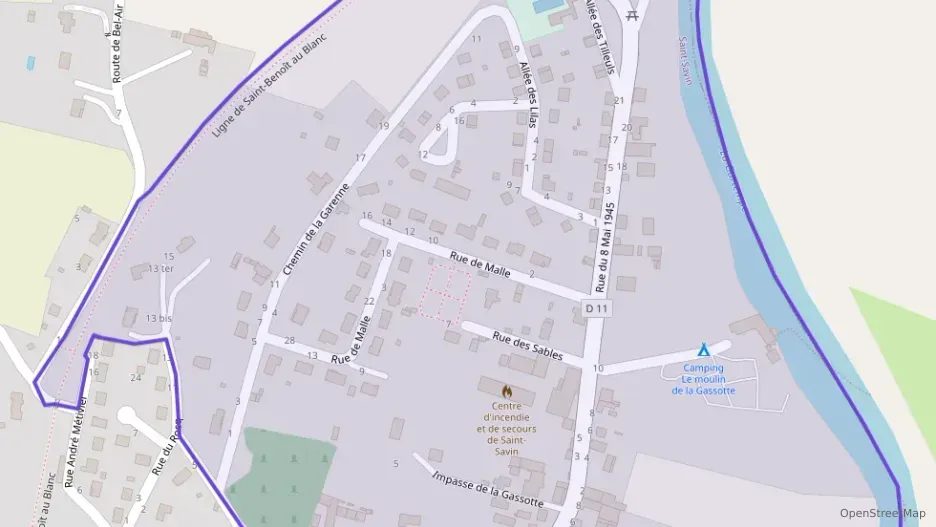 Maison 75 m² trois pièces à vendre à Saint-Savin