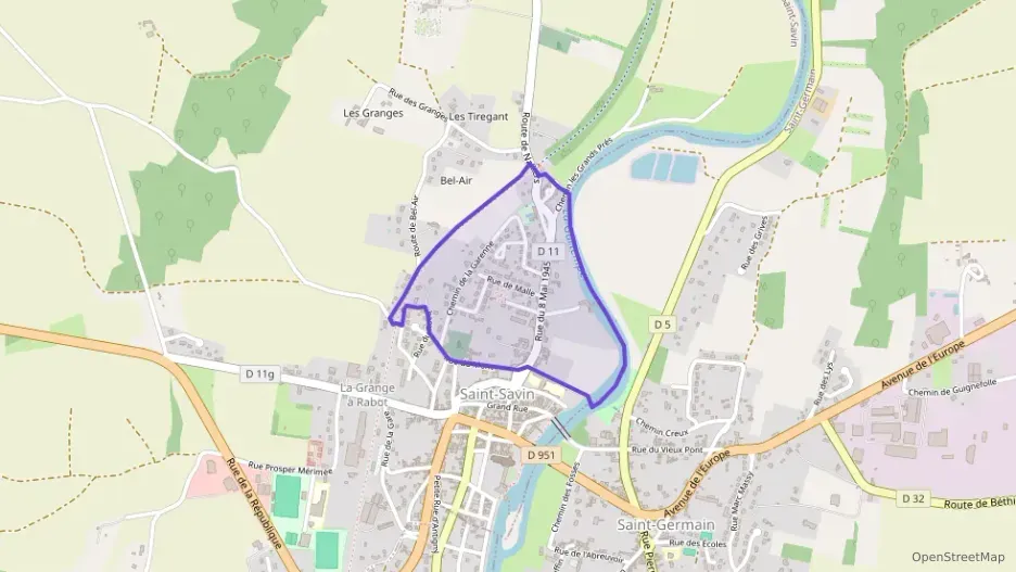 Maison 75 m² trois pièces à vendre à Saint-Savin