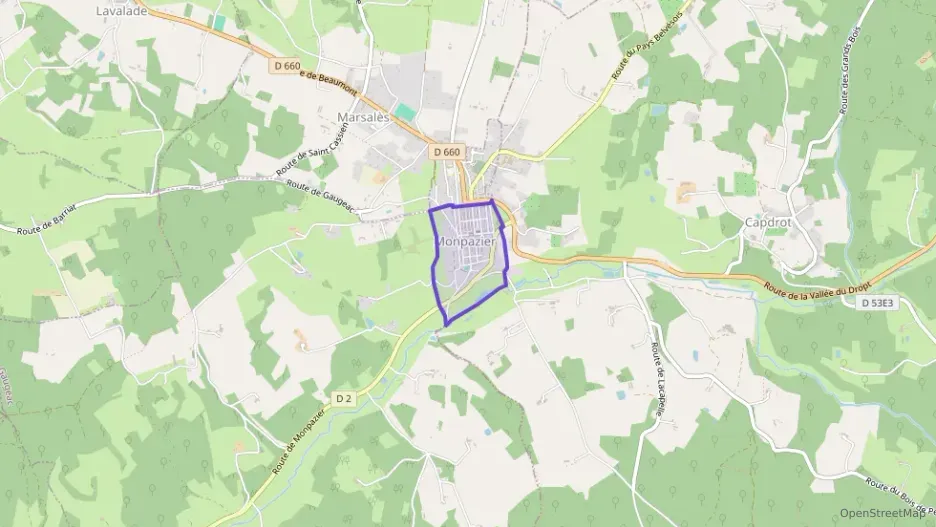 Maison 84 m² quatre pièces à vendre à Monpazier