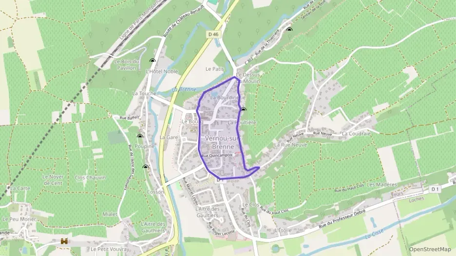 Maison 81 m² trois pièces à vendre à Vernou-sur-Brenne Maison 81 m² trois pièces à vendre à Vernou-sur-Brenne
