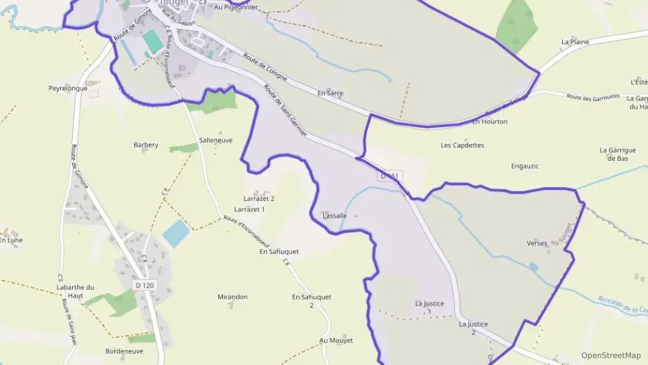 Maison 44 m² quatre pièces à vendre à Touget