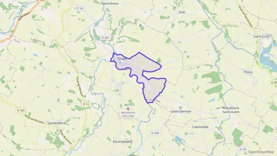 Maison 44 m² quatre pièces à vendre à Touget