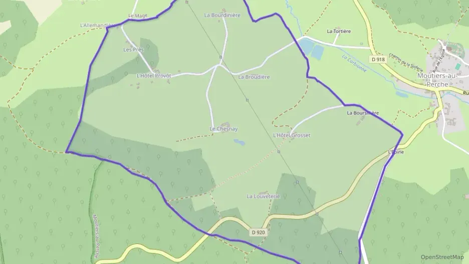 Maison 98 m² quatre pièces à vendre à Moutiers-au-Perche