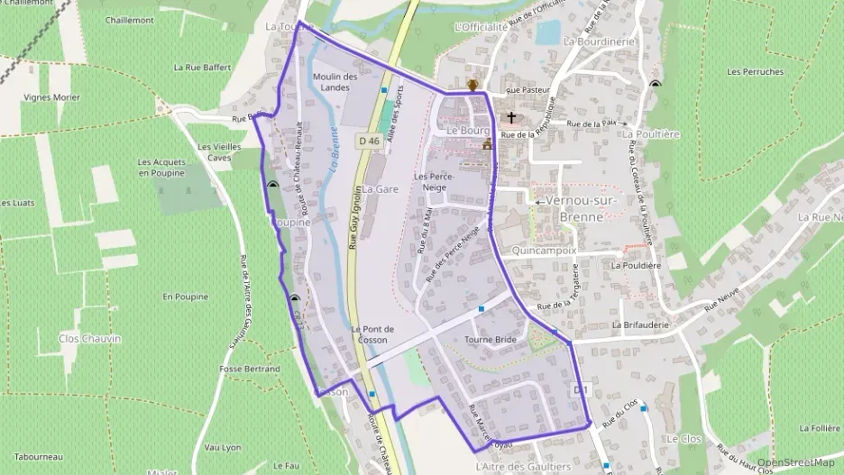 Maison 71 m² quatre pièces à vendre à Vernou-sur-Brenne