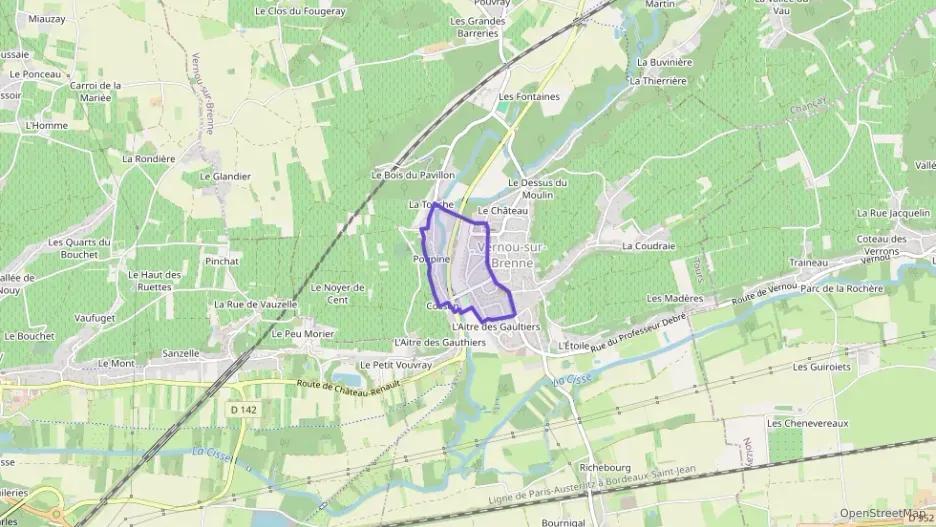 Maison 71 m² quatre pièces à vendre à Vernou-sur-Brenne