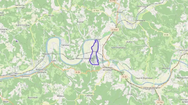 Maison 94 m² trois pièces à vendre à Alles-sur-Dordogne