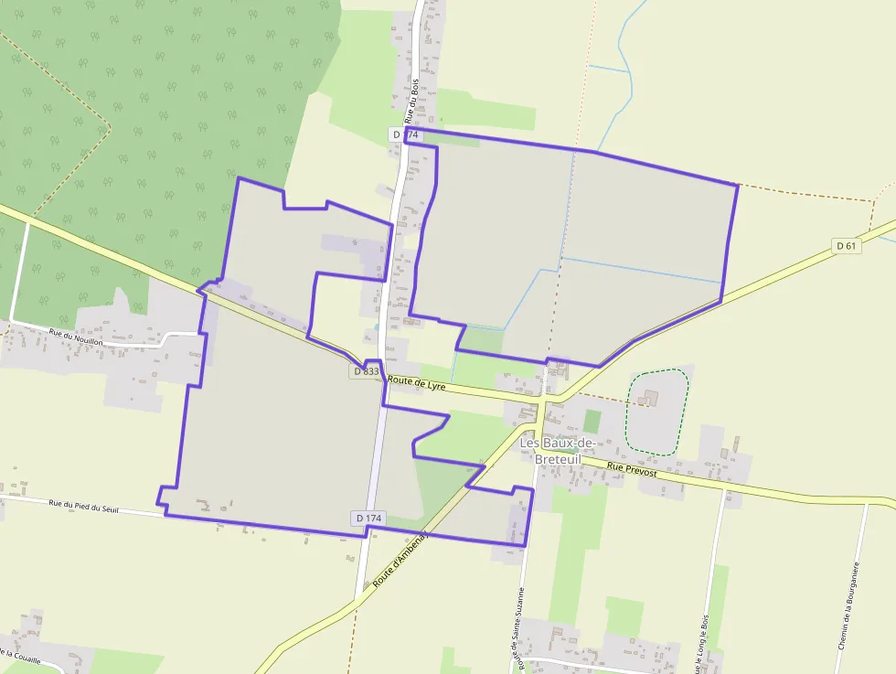 Maison 56 m² trois pièces à vendre à Les Baux-de-Breteuil