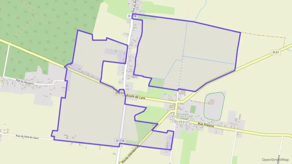 Maison 56 m² trois pièces à vendre à Les Baux-de-Breteuil