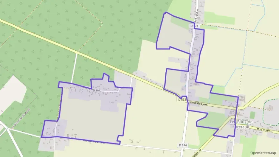 Maison 70 m² trois pièces à vendre à Les Baux-de-Breteuil