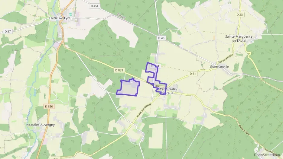 Maison 70 m² trois pièces à vendre à Les Baux-de-Breteuil Maison 70 m² trois pièces à vendre à Les Baux-de-Breteuil