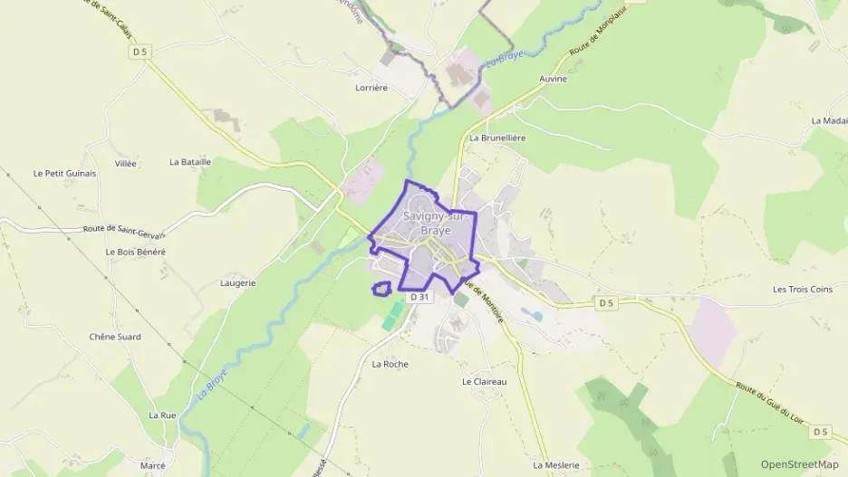 Maison 77 m² trois pièces à vendre à Savigny-sur-Braye