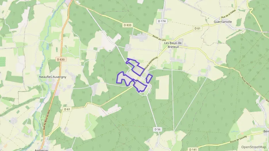 Maison 60 m² cinq pièces à vendre à Les Baux-de-Breteuil