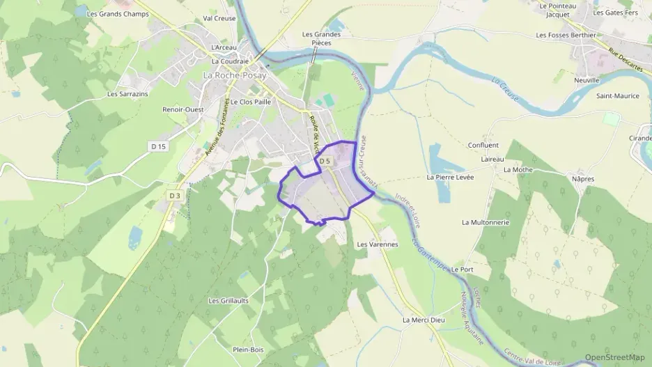 Maison 80 m² cinq pièces à vendre à La Roche-Posay