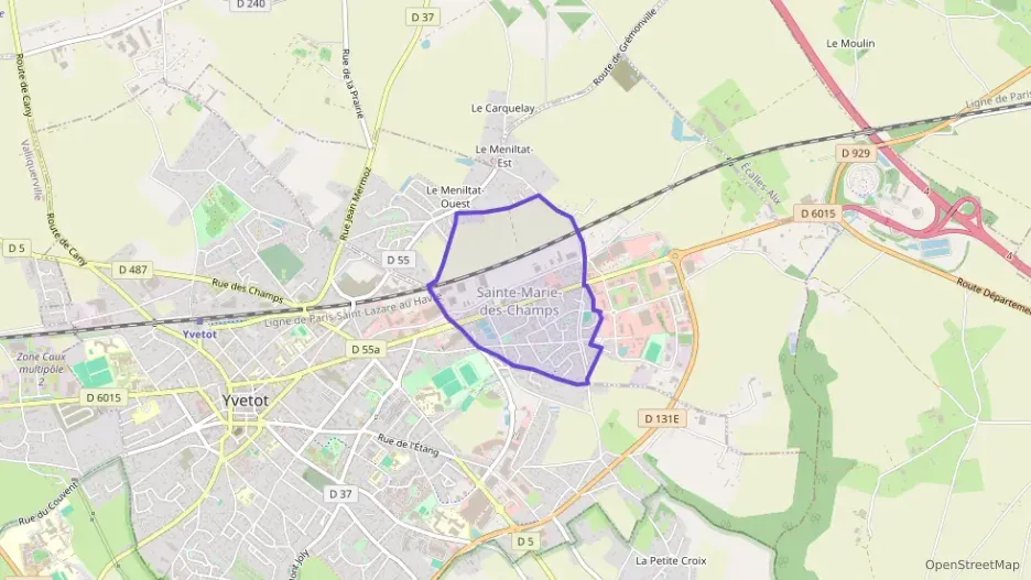 Maison 106 m² cinq pièces à vendre à Sainte-Marie-des-Champs Maison 106 m² cinq pièces à vendre à Sainte-Marie-des-Champs