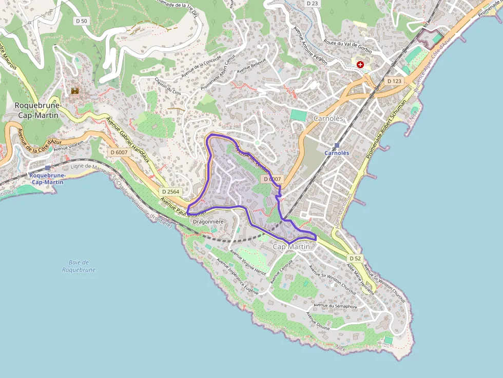 Appartement 67 m² trois pièces à vendre à Roquebrune-Cap-Martin