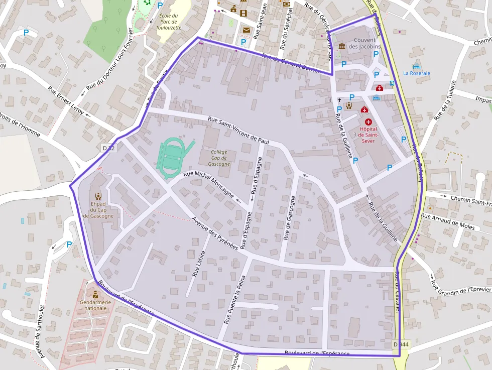 Appartement 60 m² trois pièces à vendre à Saint-Sever