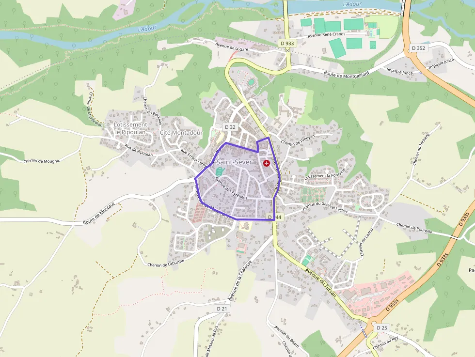 Appartement 60 m² trois pièces à vendre à Saint-Sever