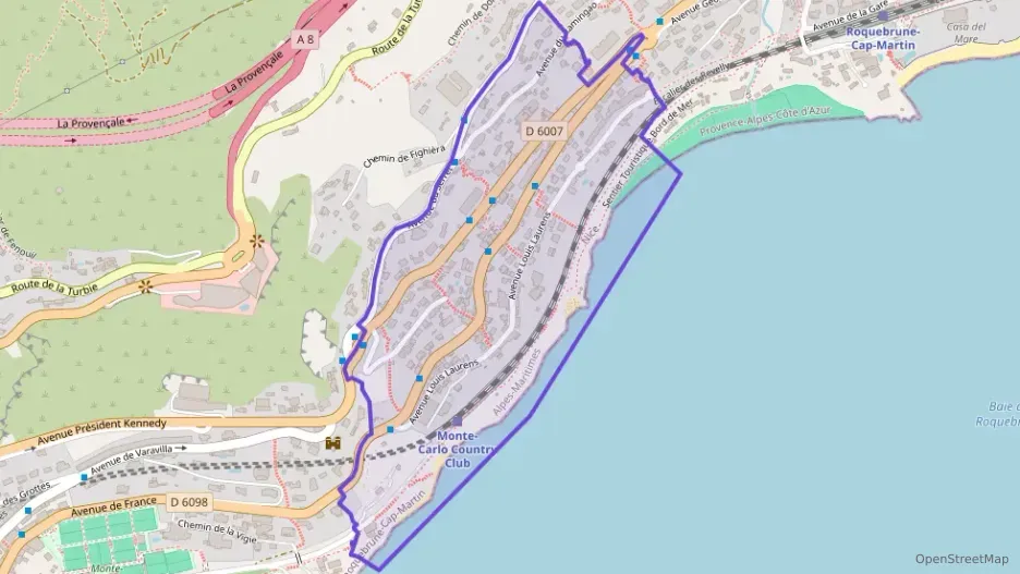 Appartement 48 m² deux pieces à vendre à Roquebrune-Cap-Martin Appartement 48 m² deux pieces à vendre à Roquebrune-Cap-Martin