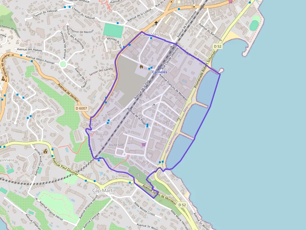 Appartement 62 m² trois pièces à vendre à Roquebrune-Cap-Martin