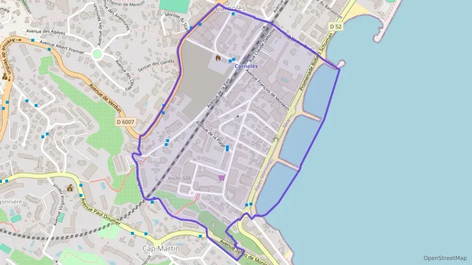 Appartement 48 m² deux pieces à vendre à Roquebrune-Cap-Martin