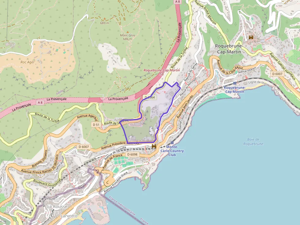 Appartement 83 m² trois pièces à vendre à Roquebrune-Cap-Martin