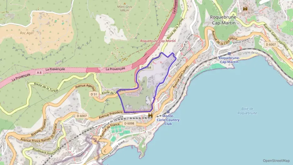 Appartement 83 m² trois pièces à vendre à Roquebrune-Cap-Martin