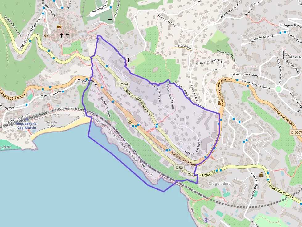 Appartement 55 m² deux pieces à vendre à Roquebrune-Cap-Martin