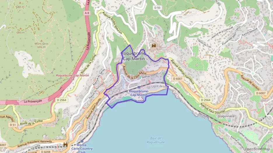 Appartement 67 m² trois pièces à vendre à Roquebrune-Cap-Martin