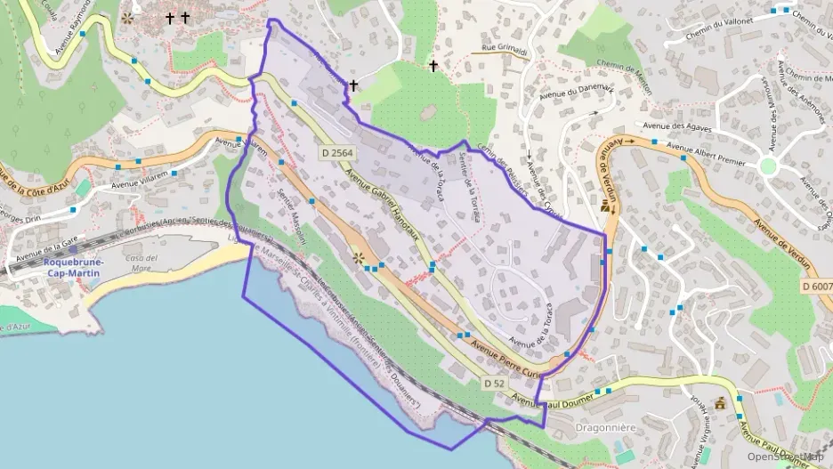 Appartement 52 m² deux pieces à vendre à Roquebrune-Cap-Martin