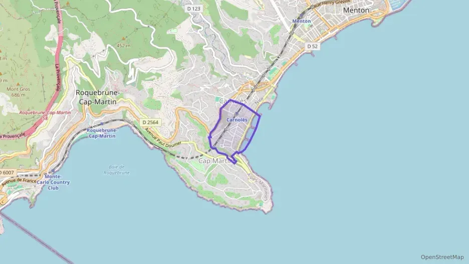 Appartement 47 m² deux pieces à vendre à Roquebrune-Cap-Martin Appartement 47 m² deux pieces à vendre à Roquebrune-Cap-Martin