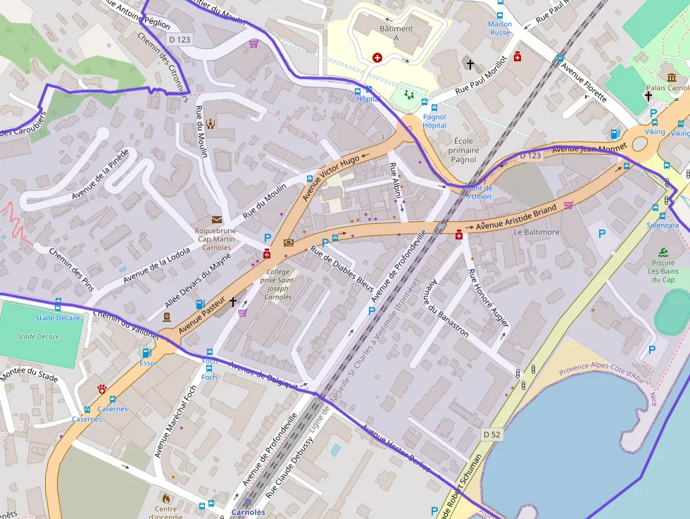 Appartement 54 m² trois pièces à vendre à Roquebrune-Cap-Martin