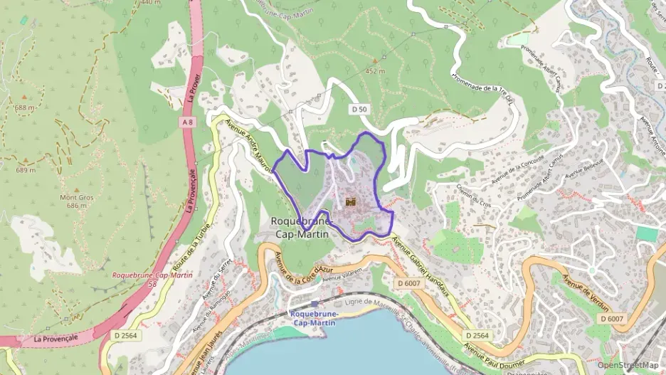 Appartement 44 m² deux pieces à vendre à Roquebrune-Cap-Martin