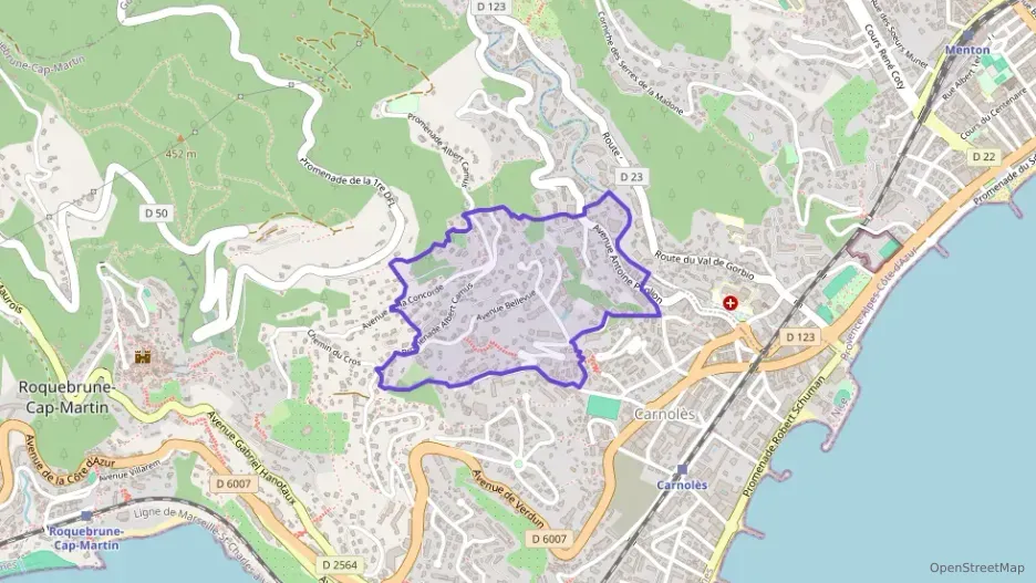 Appartement 72 m² trois pièces à vendre à Roquebrune-Cap-Martin