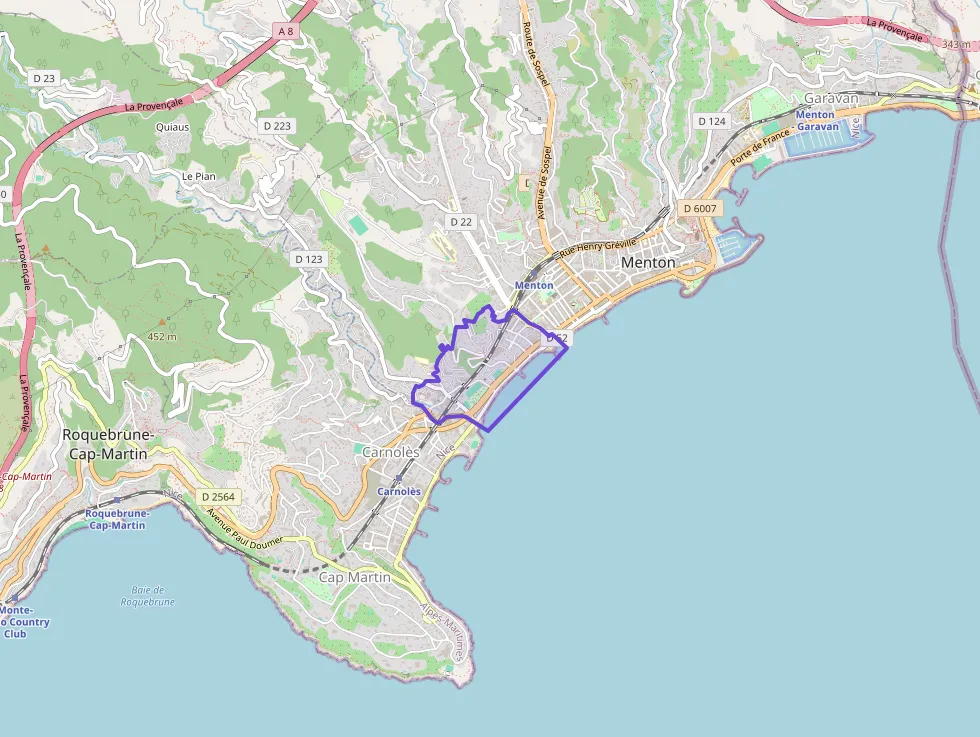 Appartement 35 m² une piece à vendre à Menton