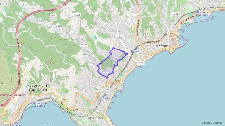 Appartement 73 m² trois pièces à vendre à Menton