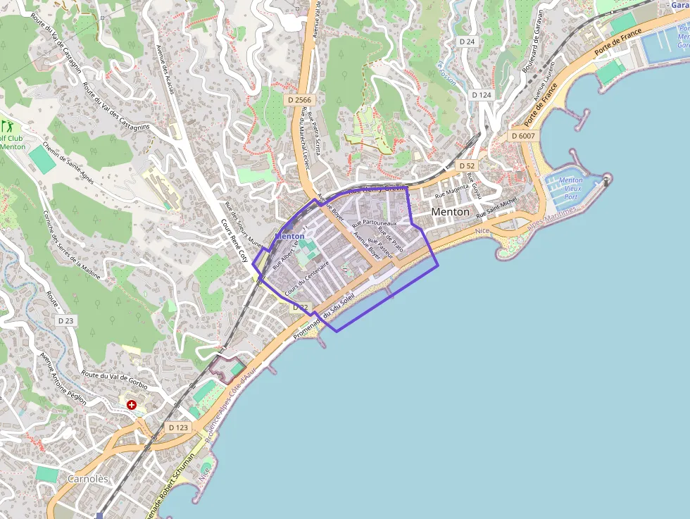 Appartement 54 m² trois pièces à vendre à Menton