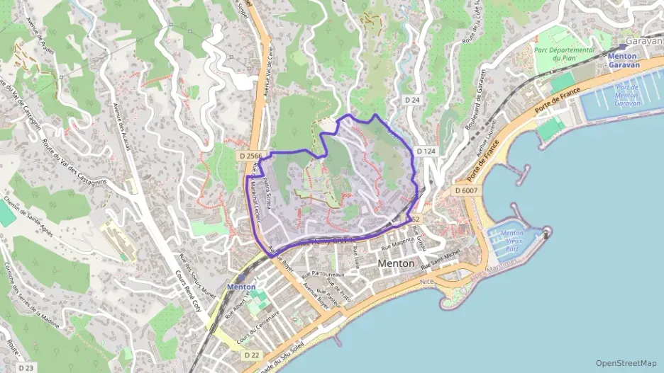 Appartement 37 m² une piece à vendre à Menton