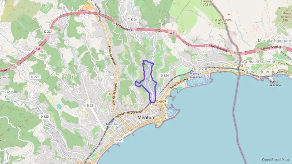 Appartement 71 m² quatre pièces à vendre à Menton