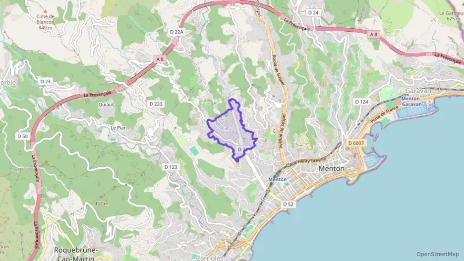 Appartement 81 m² trois pièces à vendre à Menton