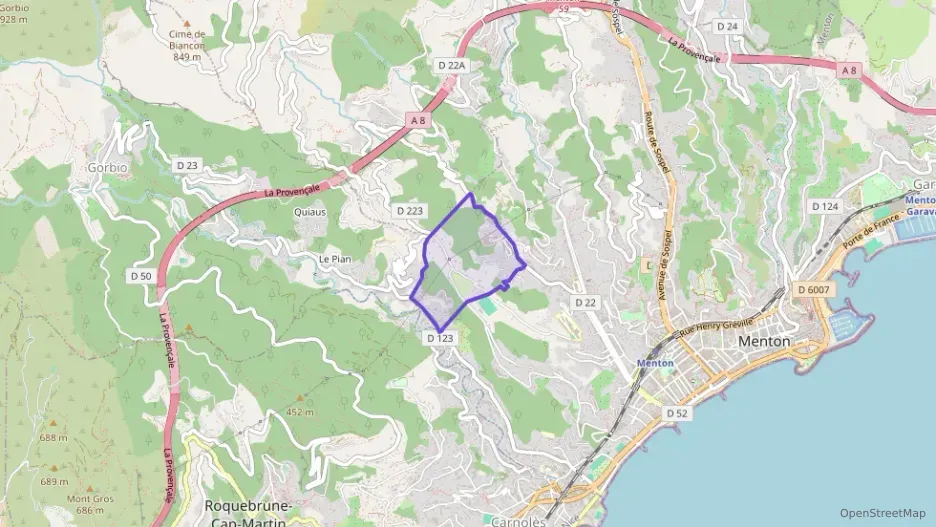 Appartement 46 m² deux pieces à vendre à Menton