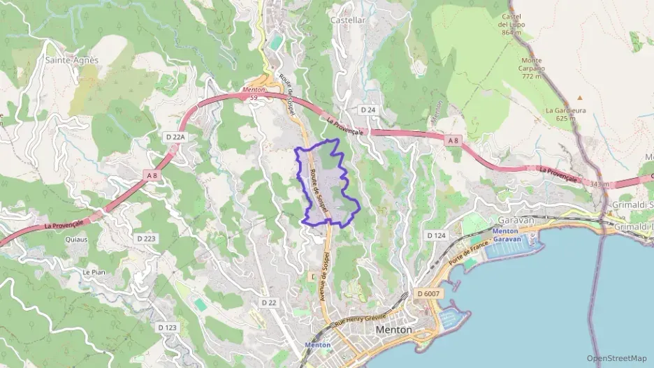 Appartement 52 m² deux pieces à vendre à Menton