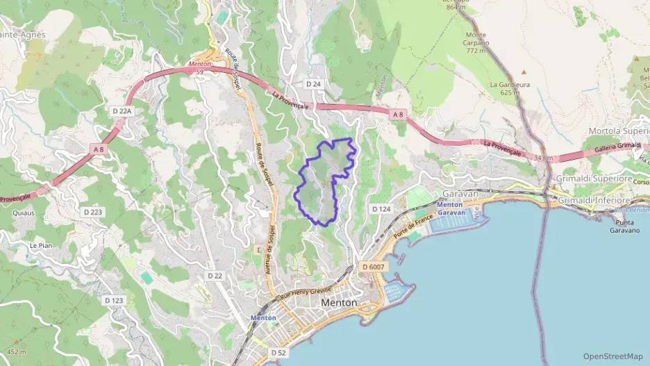 Appartement 94 m² quatre pièces à vendre à Menton