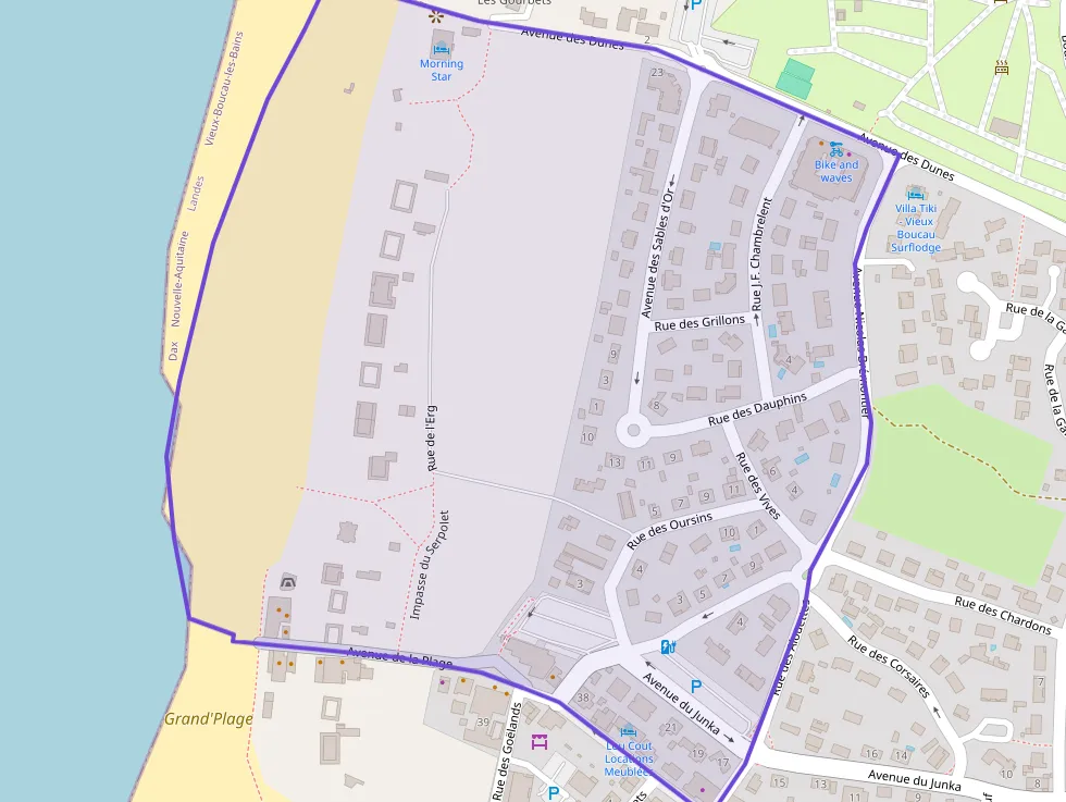 Appartement 60 m² trois pièces à vendre à Vieux-Boucau-les-Bains