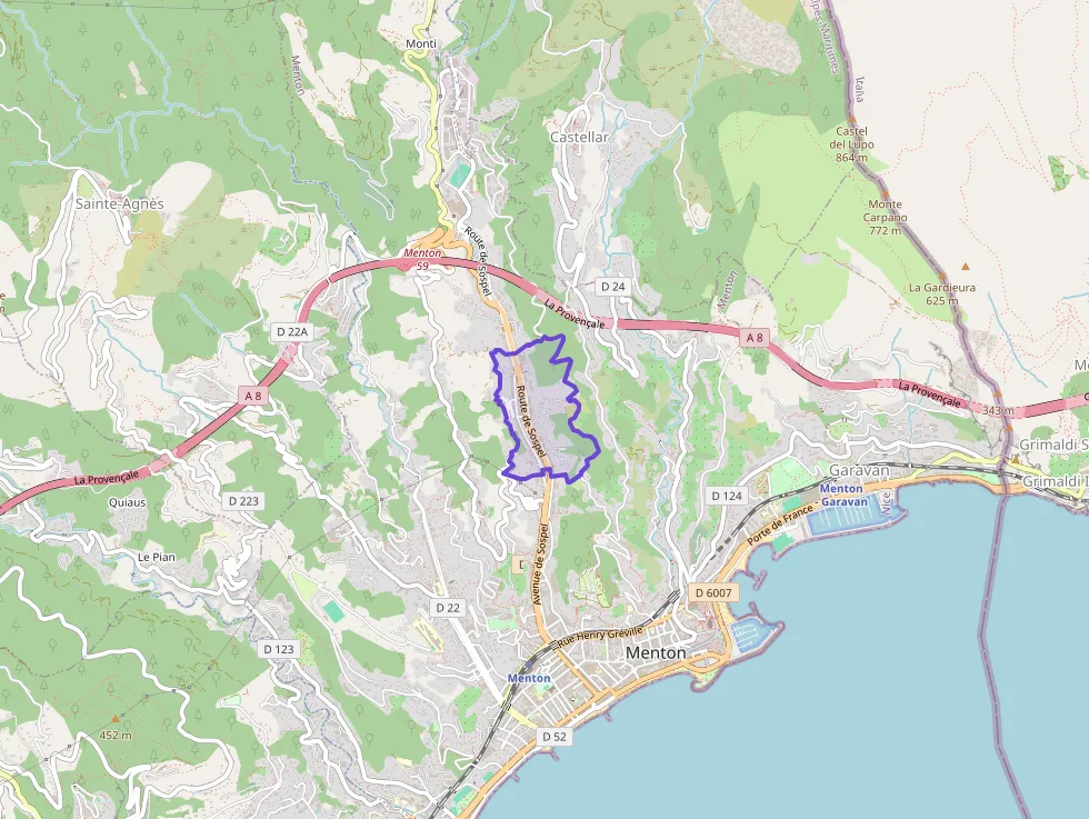 Appartement 35 m² une piece à vendre à Menton