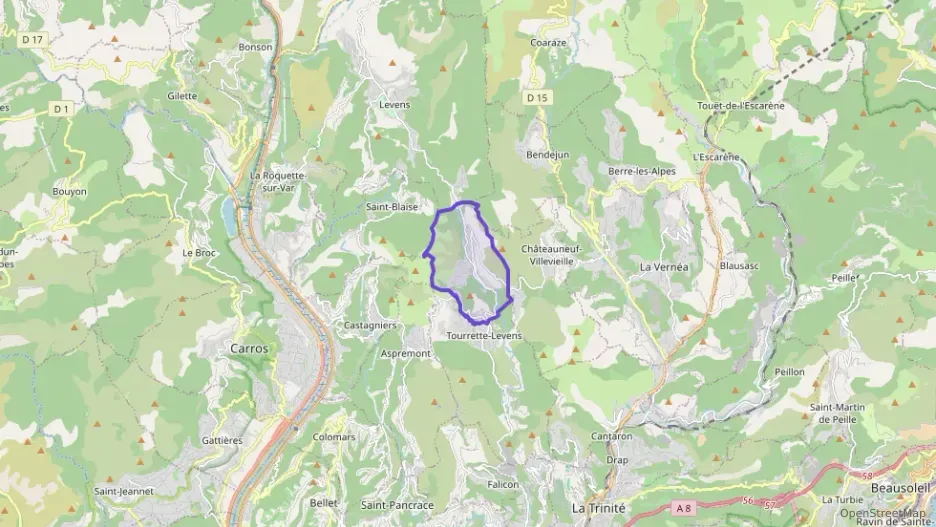 Appartement 53 m² trois pièces à vendre à Tourrette-Levens Appartement 53 m² trois pièces à vendre à Tourrette-Levens