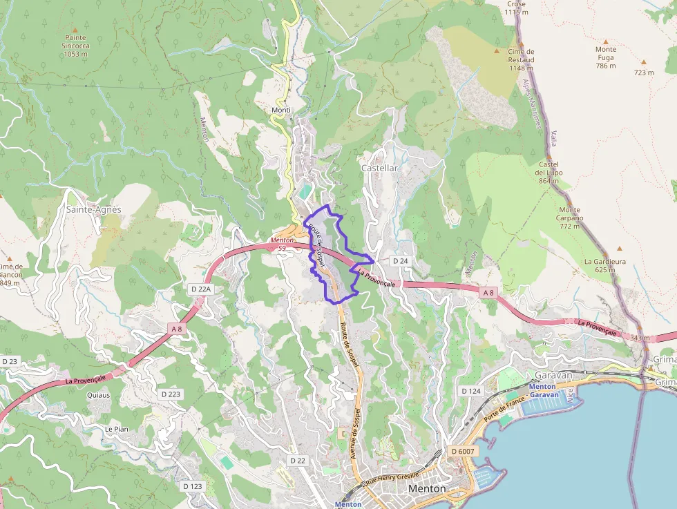 Appartement 48 m² deux pieces à vendre à Menton