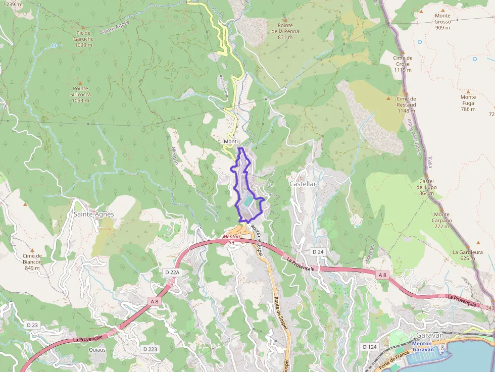 Appartement 61 m² trois pièces à vendre à Menton