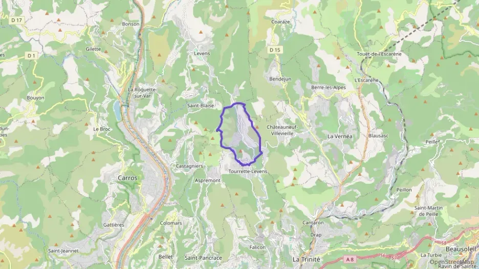 Appartement 56 m² deux pieces à vendre à Tourrette-Levens