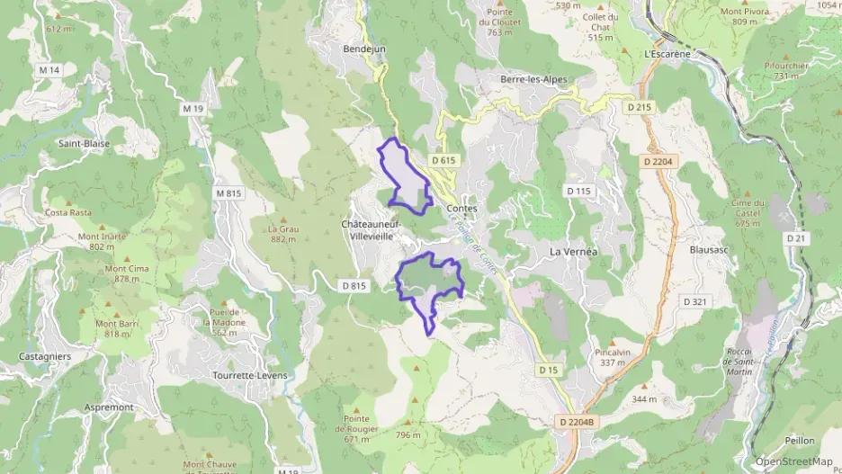 Appartement 54 m² quatre pièces à vendre à Contes